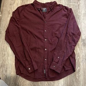 Abercrombie long sleeve button up shirt